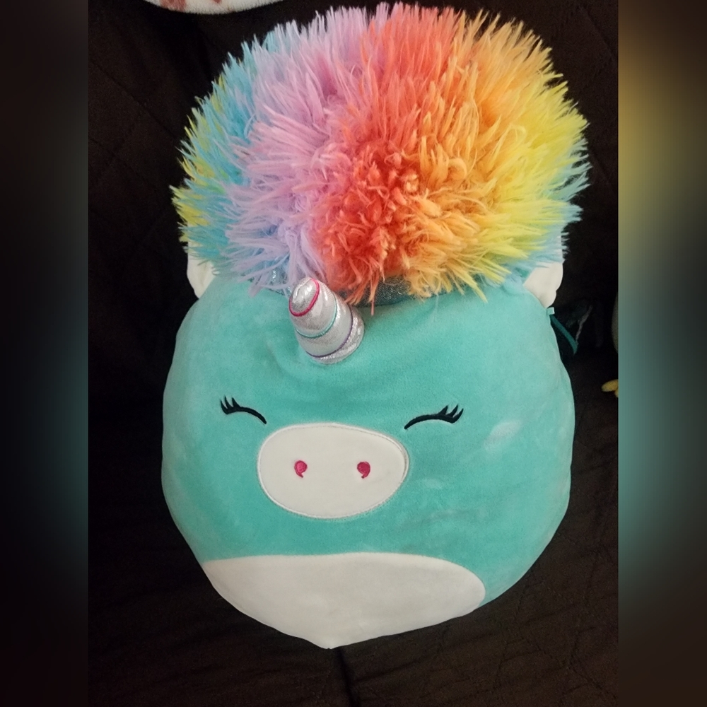 Squishmallows Kennedy the Unicorn Squish-Doo 16" Stuffed Plush
